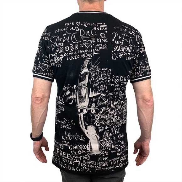 MNML Haute Couture Vintage tee shirt urban streetwear , Mens M - Picture 2 of 6